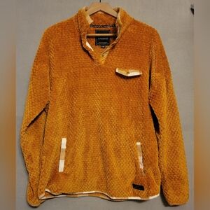 Simply Southern XL Textured Pullover in Mustard